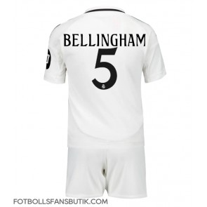 Real Madrid Jude Bellingham #5 Replika Hemmatröja Barn 2024-25 Kortärmad (+ Korta byxor)